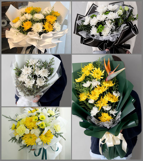 浙江省台州玉环县芦浦镇尖山村白事花束代送